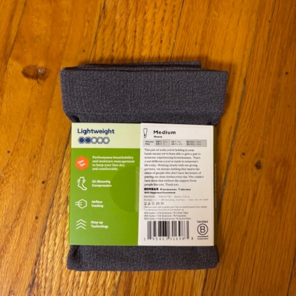 Women's Performance Compression Sleeve (20-30mmHg), Grey - Size Medium - Picture 3 of 3